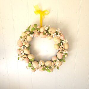Vintage Hand Made Easter/Spring Wreath
